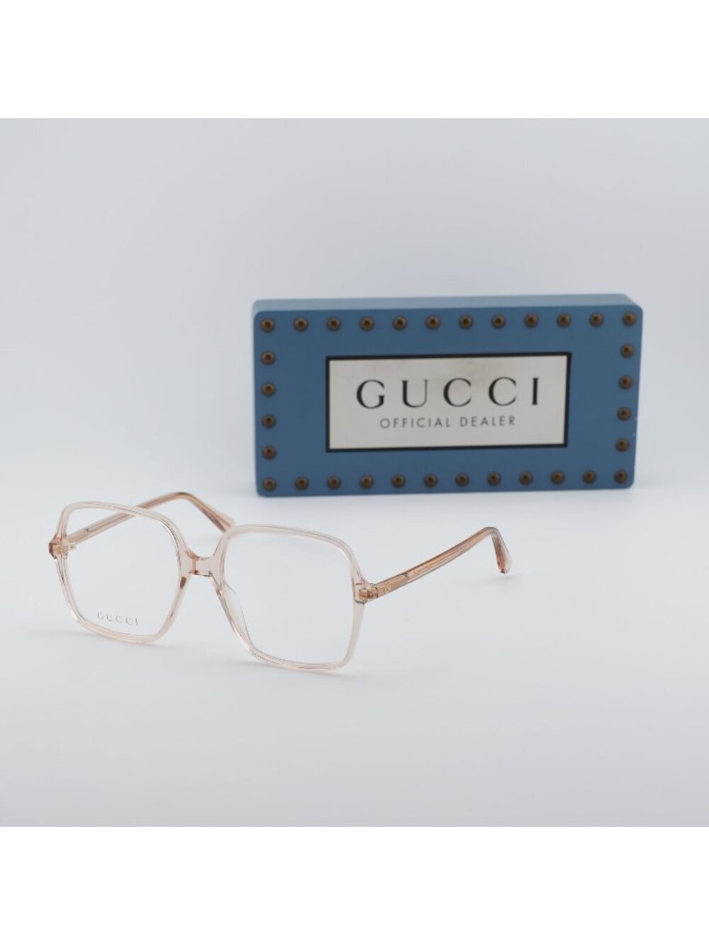 Gucci GG1003O 006 Square Eyeglasses – Nude 53mm
